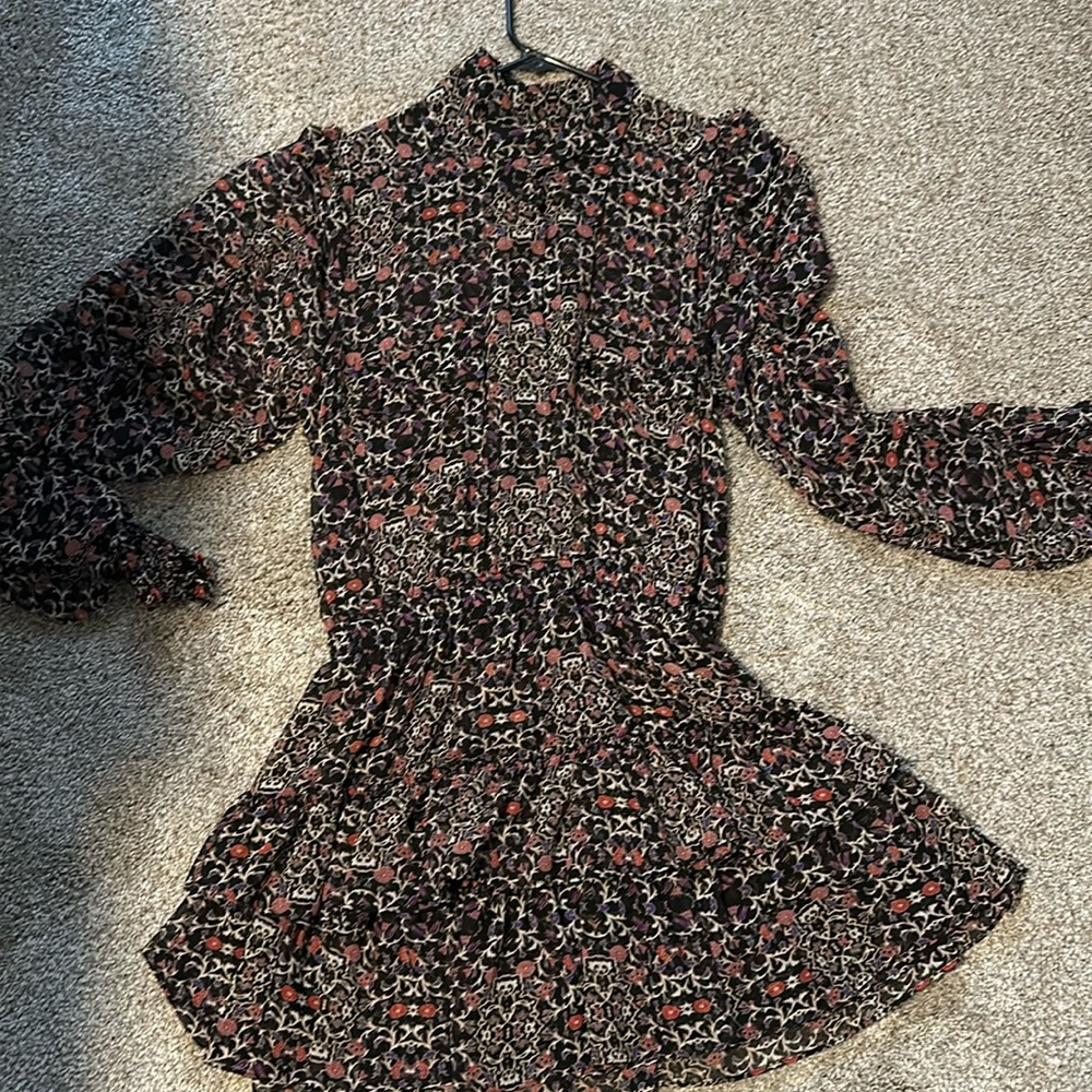 Long Sleeve Misa dress with sheer top